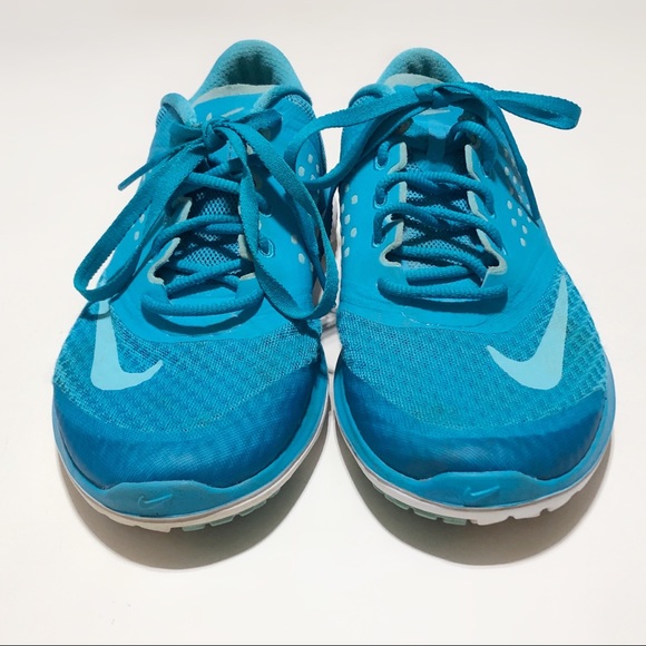 Nike Fitsole Lite Run 2 Aqua Blue Running Shoes - Picture 3 of 11